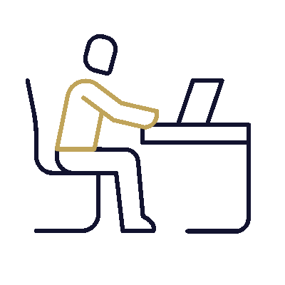 Wired outline 1846 employee working hover working  1 